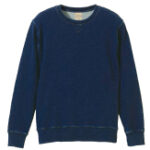 345112.2オンス　クルーネックデニムスウェット(パイル)　3906-01