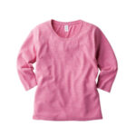 3264トライブレンド3/4スリーブＴシャツ(レディース)　ＴＢＬ-117