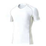 5035Vネックインナーシャツ　半袖　P7030