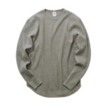 320910.3オンス　へヴィーウェイトワッフルロングスリーブTシャツ　3960-01