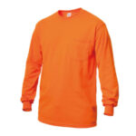 33086.0oz ウルトラコットン　L/S　ポケットTシャツ　2410